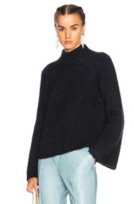 Ulla Johnson Amina Turtleneck In Blue