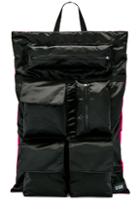 Raf Simons Poster Backpack In Black,pink