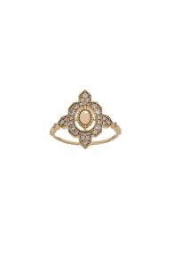 Stone Paris Navajo Ring In Metallics