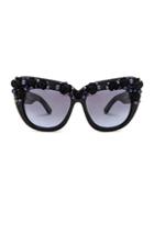 A-morir Billy Sunglasses In Black,floral