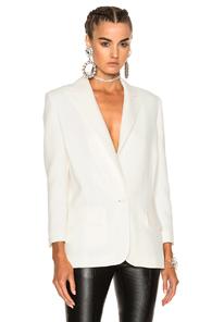 Magda Butrym San Carlos Blazer Jacket In White