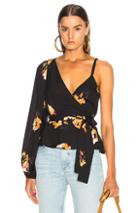A.l.c. Mickalene Top In Black,floral