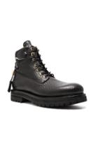 Buscemi Leather Site Boots In Black