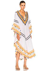 Dodo Bar Or Dan Kaftan In Abstract,orange,white