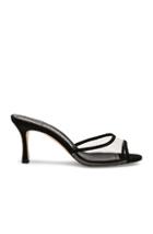 Manolo Blahnik Pvc Sissavy Sandals In Black