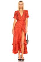Alexis Sundara Dress In Abstract,red