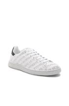 Vetements Perforated Logo Sneakers In White