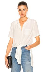 Equipment Coralie Top In White