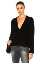 Soyer Deep V Sweater In Black