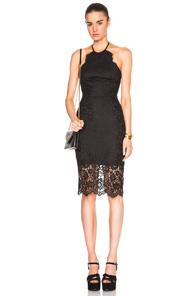 Lover Lula Halter Dress In Black