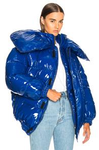 Vetements Puffer Jacket In Blue
