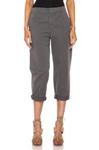 J Brand Parker Cotton Trouser In Gray