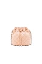 Stella Mccartney Quilted Bucket Bag In Pink