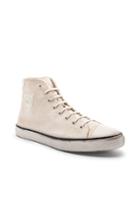 Saint Laurent Bedford Patch Sneaker In Neutral
