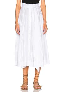 Lisa Marie Fernandez Beach Skirt In White