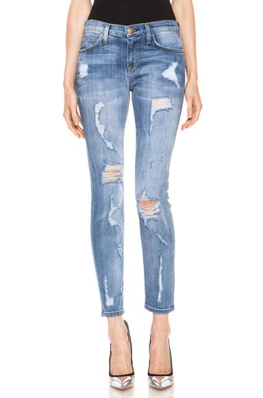 Current/elliott The Stiletto Jean In Blue
