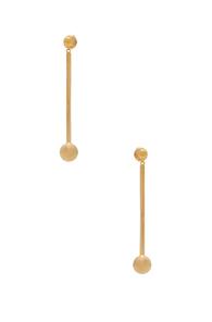 Maria Black 14 Karat Orbit Earrings In Metallics