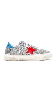 Golden Goose Glitter May Sneakers In Metallics