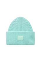 Acne Studios Pansy Face Beanie In Green