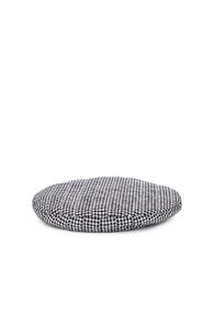 Versace Print Beret In Black,white