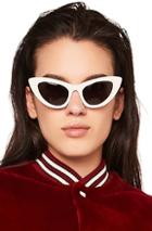 Saint Laurent Lily Sunglasses In White