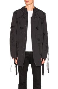 Stampd Flex Strapped Trench In Black