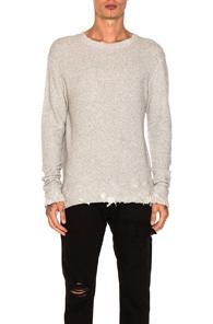 R13 Vintage Sweatshirt In Gray