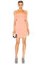 T By Alexander Wang Off The Shoulder Dress In Pink