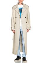 Maison Margiela Cotton Nylon Cavalry Trench In Neutrals