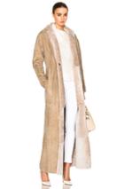 Kaufmanfranco Merino Shearling Coat In Neutrals