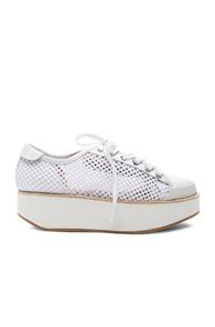 Flamingos Mesh Tatum Sneakers In White
