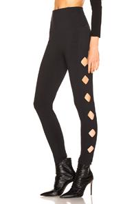Norma Kamali Cut Out Legging In Black
