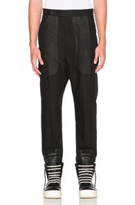 Rick Owens Astaire Trousers In Black