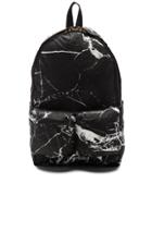 Off-white Marble Print Backpack In Black,abstract