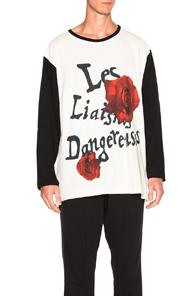 Yohji Yamamoto Liaisons Tee In Neutrals