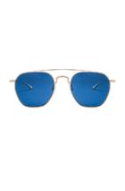 Barton Perreira Doyen Sunglasses In Blue,metallic