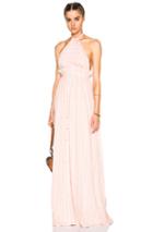 Mara Hoffman Halter Dress In Stripes,pink