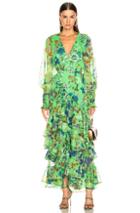 Alexis Solace Dress In Floral,green
