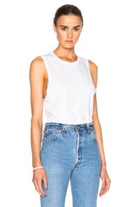 Re/done Muscle Tee In White