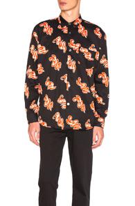Our Legacy Initial Shirt In Abstract,black,red