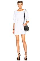 Rta Veronique Sweatshirt Dress In White