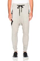 11 By Boris Bidjan Saberi Printed Sweatpants In Gray