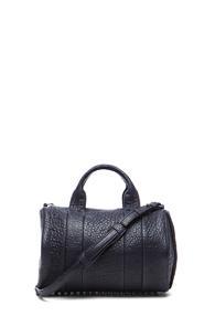 Alexander Wang Rocco Bag With Rhodium In Blue