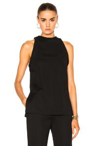 Brandon Maxwell Piping Tunic In Black