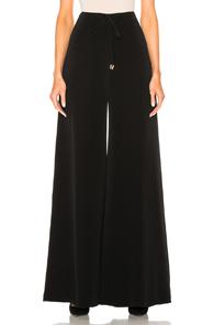 Cushnie Et Ochs Silk Crepe Palazzo Pant In Black