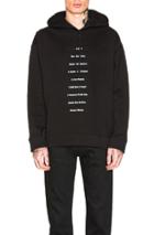 Raf Simons Classic Graphic Hoodie In Black