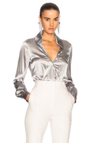 Houghton For Fwrd Lyra Bodysuit In Metallics
