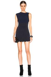 Jay Ahr Woven Skirt Mini Dress In Blue