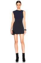 Jay Ahr Woven Skirt Mini Dress In Blue