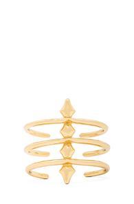 Jennifer Fisher 3 Peak Spine Cuff In Metallics